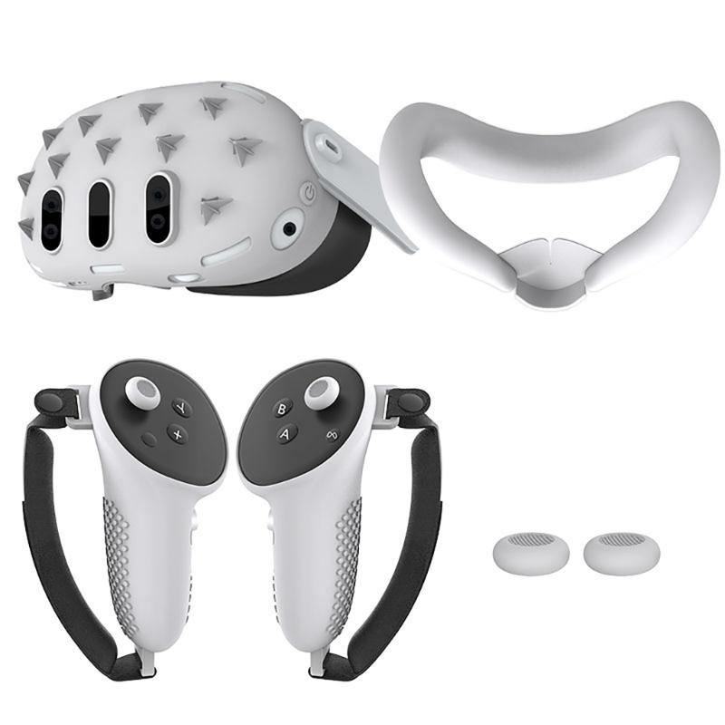 

Essential 4pcs Accessories for VR Headset Protector Controller Grip Rocker Cap VR Facial Interfaces Controller Bracket