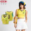 Womens Soccer Jersey Short Sleeve Vest National Team World Cup Sports Top Cycling