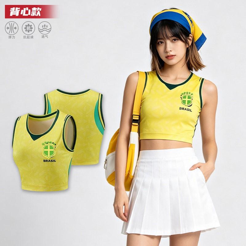 Womens Soccer Jersey Short Sleeve Vest National Team World Cup Sports Top Cycling