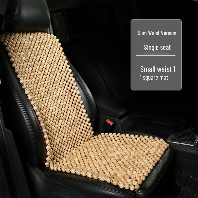 

2023 Охолоджувальна подушка на автомобільне сидіння з камфорних дерев яних намистин - Дихаюча та універсальна для будь-якої пори року Piece