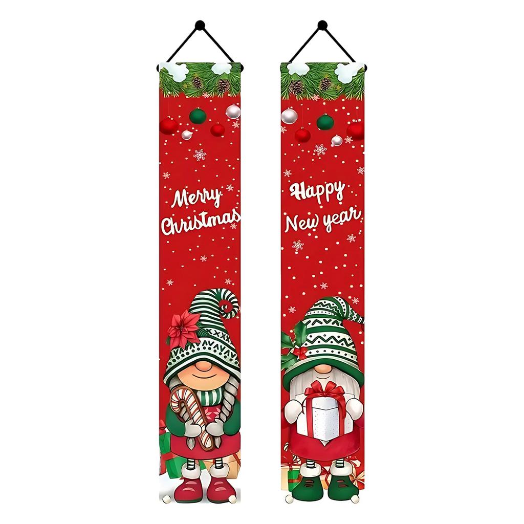 Weihnachten Vorhang Dekoration Tür hängen Malerei hängen Flagge Dekoration