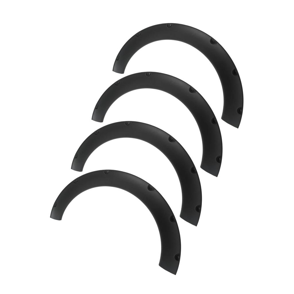 4pcs Wheel Eyebrow Protector Guard Flexible Widened Wheel Arches Lips Universal Car Accessory