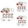Kit Conector DT A96I-5, Conector DT à Prova d'Água, Contatos Estampados Tamanho 16, Tampões de Vedação Para Carro, Caminhão, Motocicleta