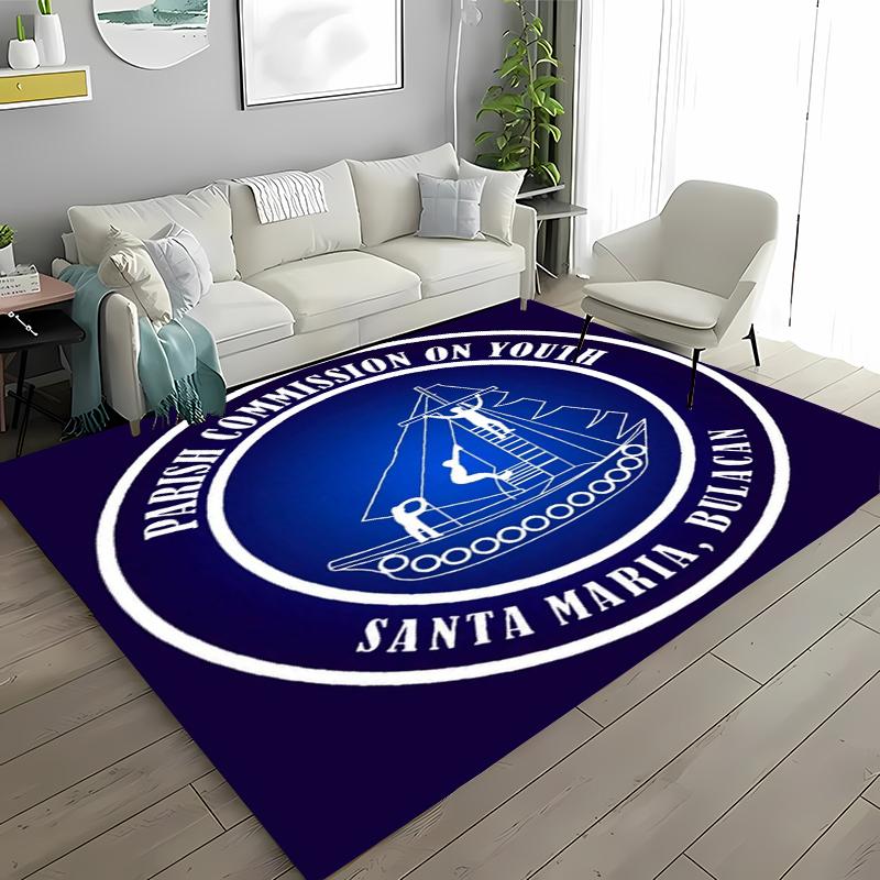 The Ocean Boat Theme Carpet for Living Room Cartoon Children's Bedroom Sofa Doormat Kitchen Floor Tapete Anti-slipDecor Alfombra
