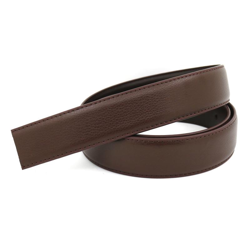 New Genuine Leather Belt For Men No Buckle Pin Buckle Belts For Luxury Designe Parts Repair And Replacement High Quality