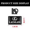 10 stk Bilstyling Klistremerke Emblemer Merker for Lexus Logo RX350 IS300 ES350 IS250 CT200H IS GS350 NX200T ES250 Interiørdekorasjon