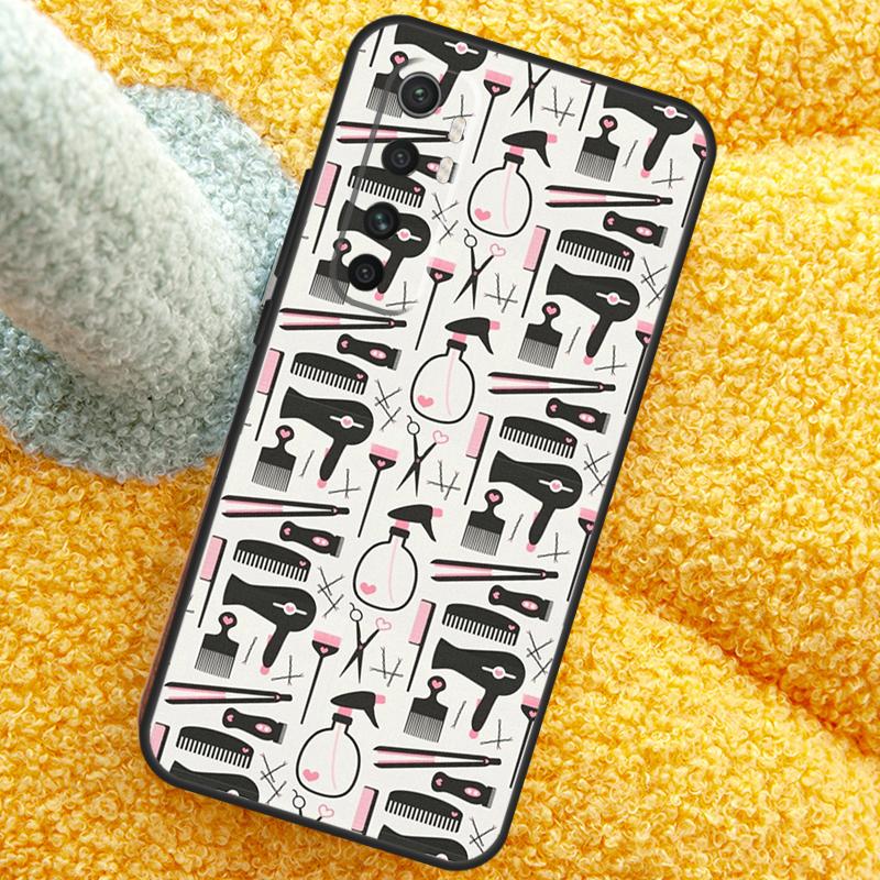Hair Stylist Hairdresser Case For Xiaomi 13T 14T 15T 14 15 Ultra 17 Pro Max Cover For POCO F8 F7 X7 Pro F5 F6 X5 X6