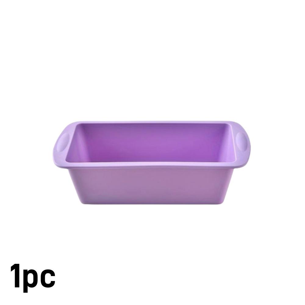 1/4pcs Non-Stick Loaf Pans Flexible Silicone Rectangle Cake Pan for Baking Bread BPA Free Brownie Toast Mold Kitchen Essentials