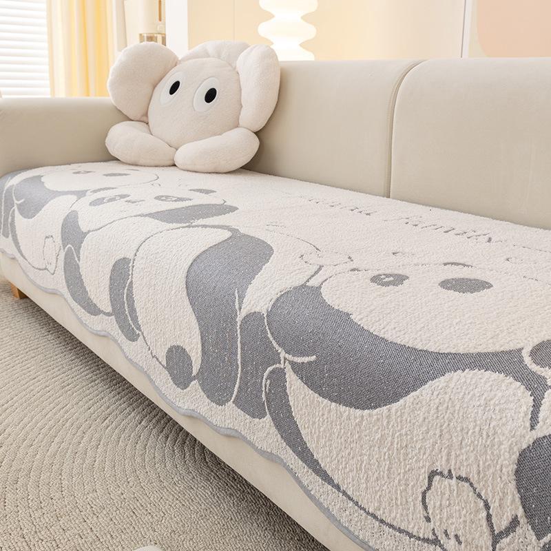 

Irregular Special-Shaped Sofa Seat Cushion, Universal Non-Slip In All Seasons, Advanced Sense Cloth Towel New Straight Row Sofa Cushion 90*70cm