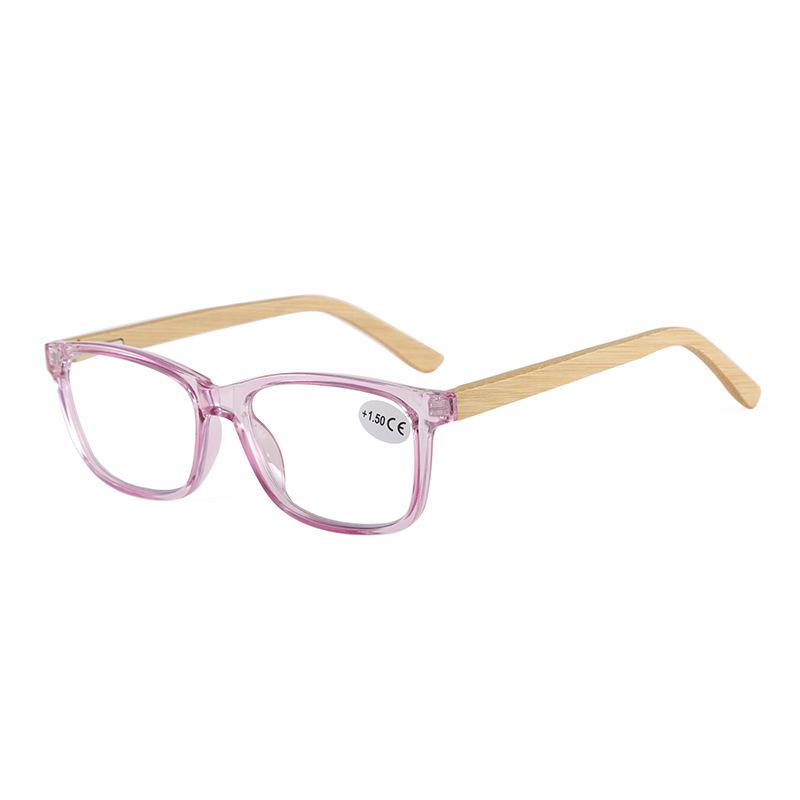 Bamboo Feet Stylish Unisex HD Anti-Radiation Full Frame Spring-Leg Reading Glasses