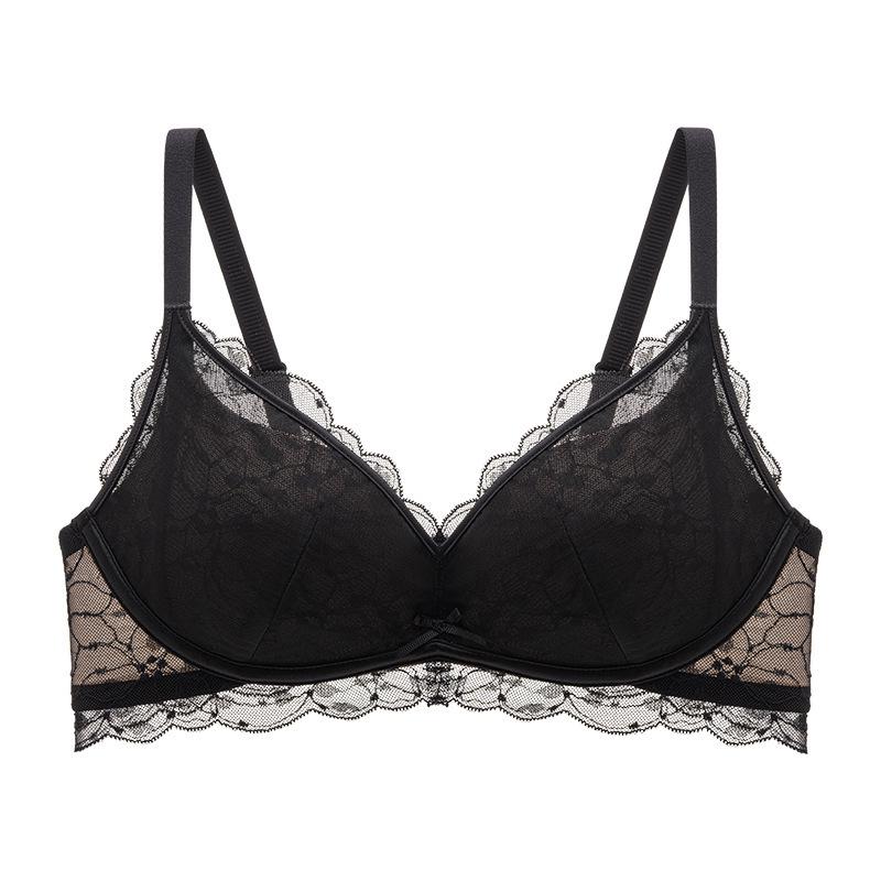 

Романтический бюстгальтер пуш-ап из французского кружева: Удобный, Предотвращающий провисание, Бесшовный дизайн для подростков 32/70AB
