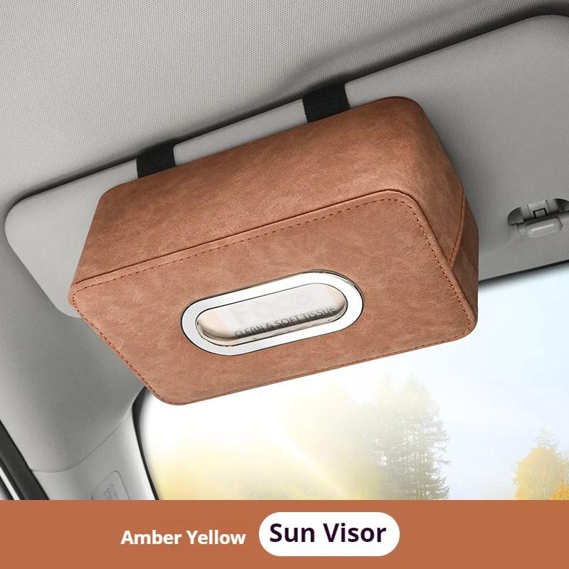 

Car Tissue Box Holder Genuine Suede Cover for Land Rover Range Rover L322 Sport Discovery 1 2 3 4 Freelander Seat Armrest Mount коричневый