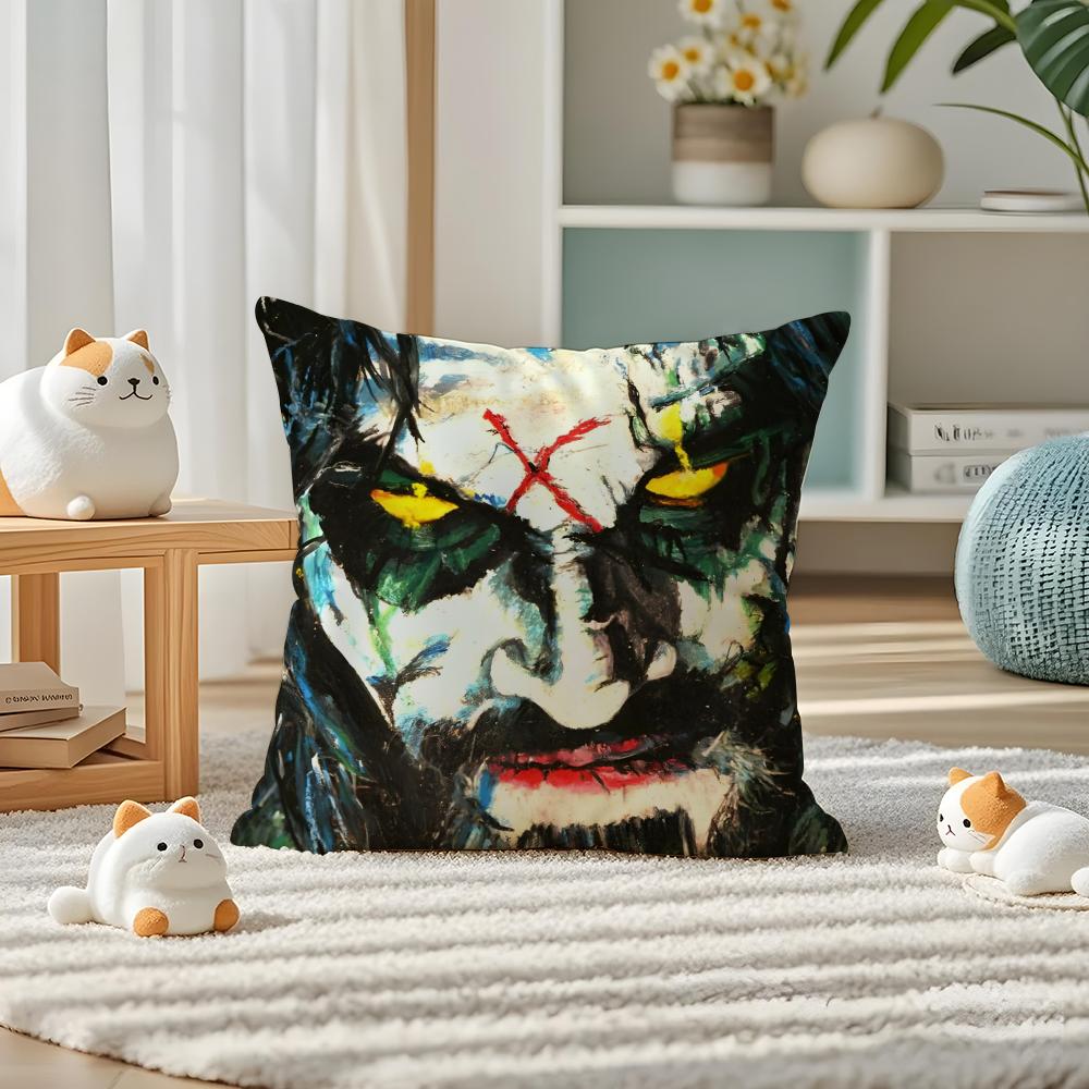 Rob Zombie Pillow Case Silky Elegant Comfort Sofa Bed Invisible Zipper