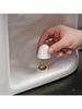 1pc Universal Toilet Bolt Cover, Circular Plastic Push In Toilet Bolt Cover With Additional Washer F