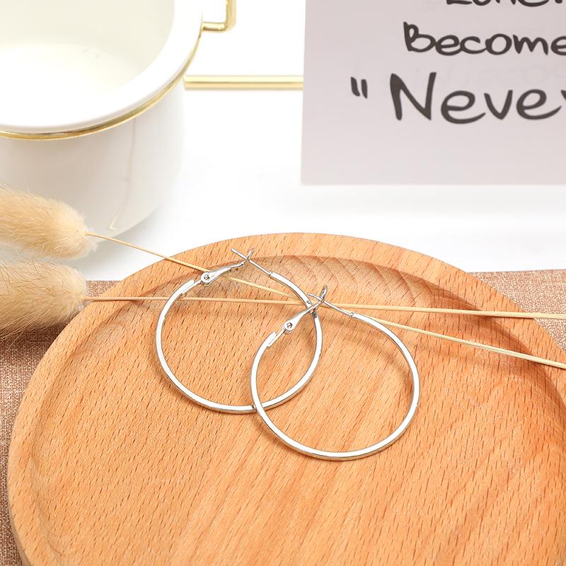 

Модные серьги-кольца со стразами в стиле интернет-знаменитости с иглами из серебра 925 пробы