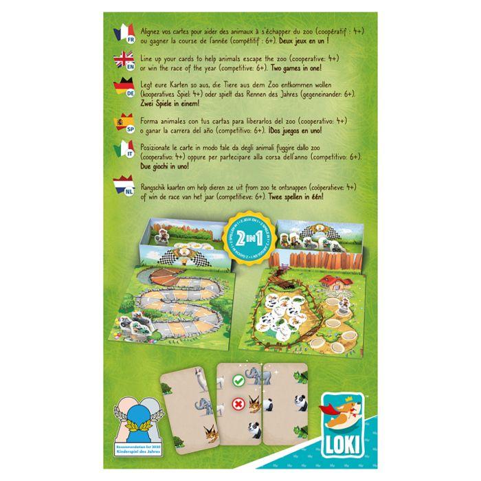 Jeu de société - GENERIQUE - Zoo Run IELLO - Commutateur KVM - Multicolore - Dès 4 ans