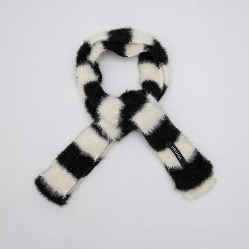 ROLAROLA SLIM SOFT SCHAL WH+BK