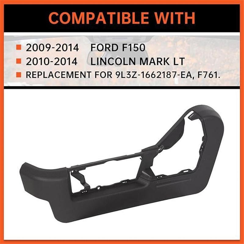 Left Seat Trim Panel Bezel For Ford F-150 2009-2014 9L3Z-1662187-EA 9L3Z-14A706-NA