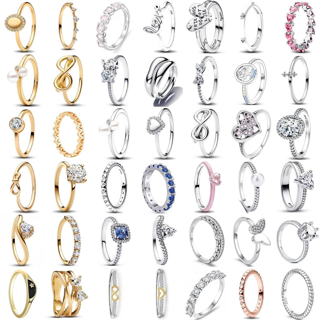 High Quality New Luxury 925 Silver Love Arrow Star Friend Wedding Ring Set Suitable For Women Tiki jewelry Party Gifts