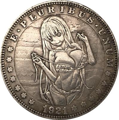 1921 USA UNITED STATES Beauty Hobo Nickel Commemorative Collectible Souvenirs Silver Coins
