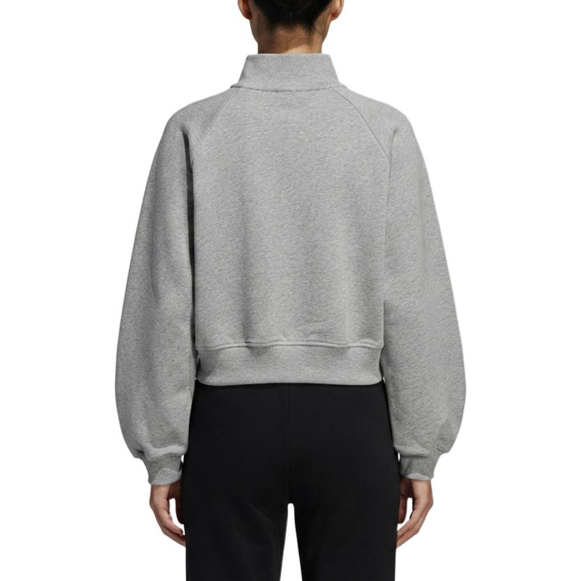 Women's Jordan FLC Sweatshirts Women's Gray Stand Collar Moderate