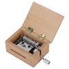 15 Note HandCranked Wooden Music Box with 7Pcs Blank Paper Tape and Hole Puncher DIY Music Box Parts