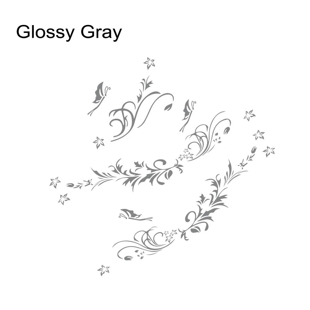 Car Body Side Sticker Carving Hollow Flower Butterfly Auto Vinyl Decal Scratch Resistant Personalized Car DIY Decoration Sticker
