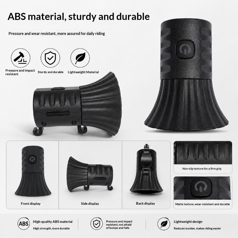 Bicycle Electric Horn Low Power Consumption Super Loud Waterproof Bike Bell for E-Scooter Mountain Bike Daily Riding Accessories