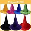 Hat Witches Halloween Cosplay Prop Plush Fabric For Party Costumes Decorations