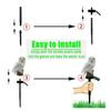 Solar Powered Animal Statue Solar Light Realistic Outdoor Lawn Lamp  Garden Decorations