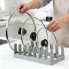 Multi Functional Storage Rack, Pot Lid Rack, Dish Rack, Cutting Board Rack, Book Storage Rack, Suitable for Modern Kitchens and Study Rooms