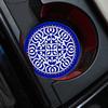 Car Cup Holder Coaster Anti-slip Waterproof Easy To Clean Heat Resistant PVC Water Bottle Pad Mat Auto Styling Interior Accessories