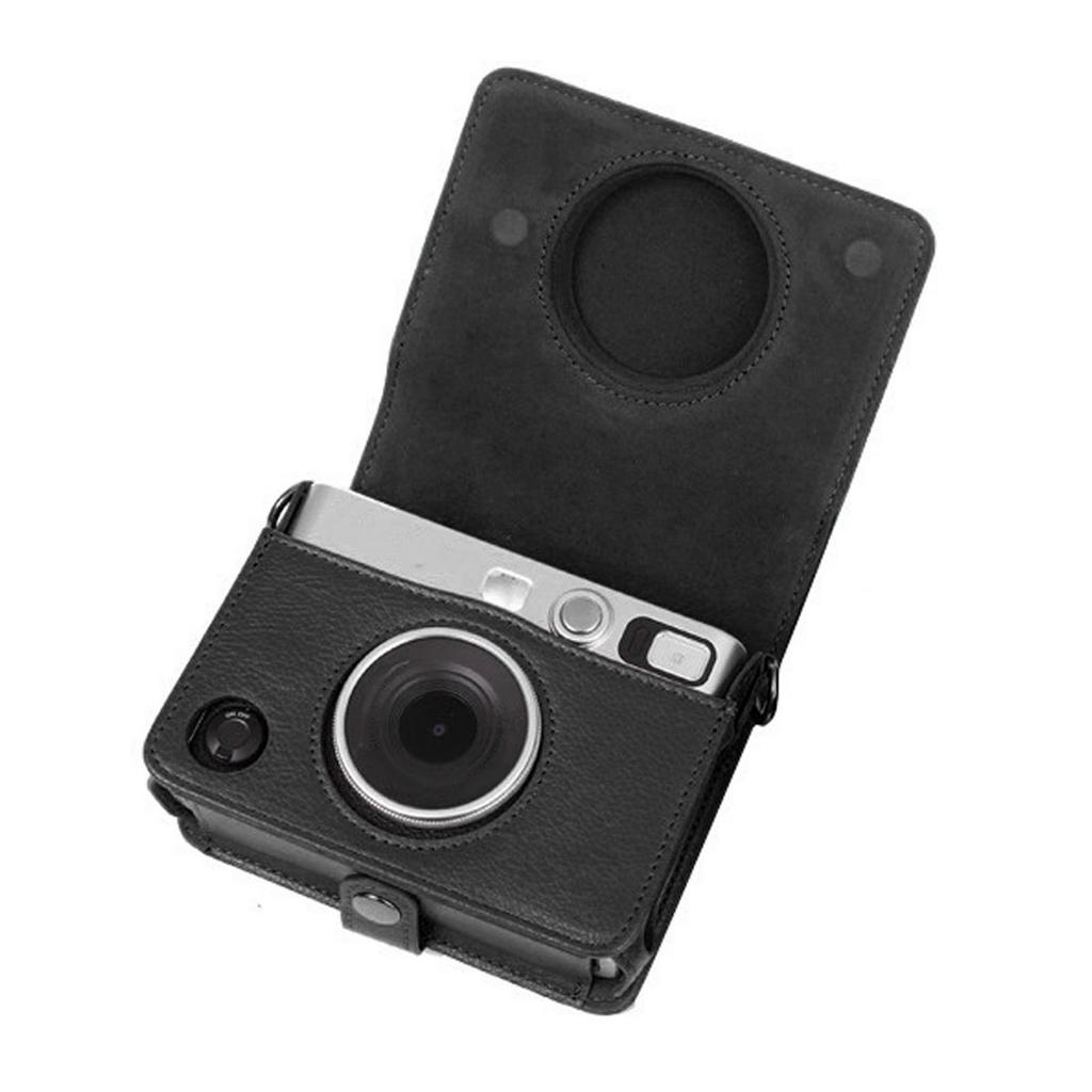 Für     Kameratasche Retro PU-Leder Schutzhülle für     für       Kamera mit abnehmbarem Schultergurt