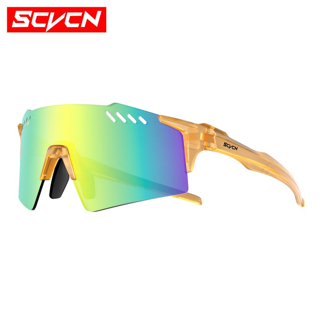 SCVCN Neue Fahrrad-Sonnenbrillen für den Außenbereich, Fahrradbrille für Männer und Frauen, MTB, Rennrad, Sport, Bergsteigen, UV400, Wanderbrille