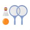 Badminton And Tennis with Racket, Ball, Shuttlecock