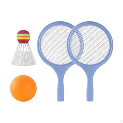 Badminton And Tennis with Racket, Ball, Shuttlecock