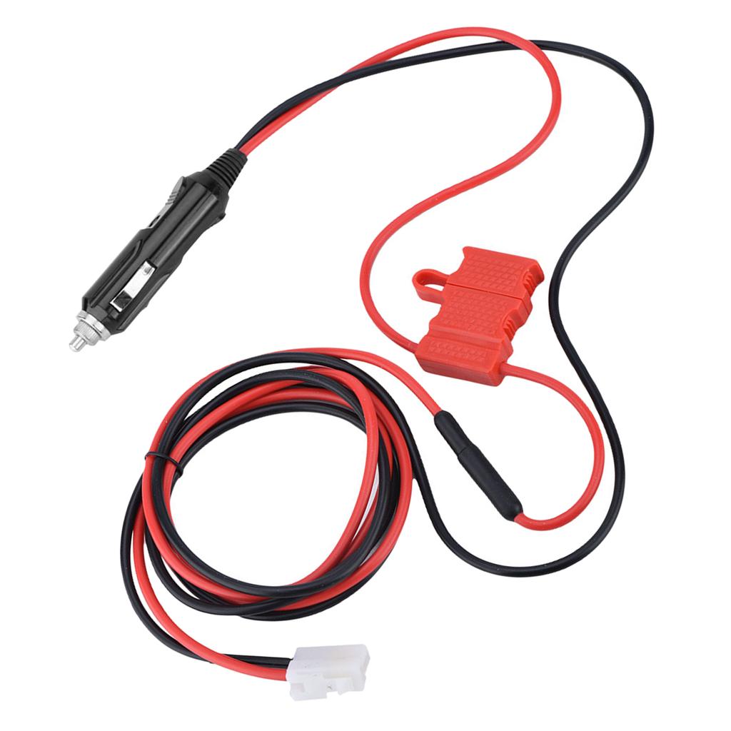 12V DC Power Cord Cable Cigarette Lighter Plug with Double fuse for Mobile Radio