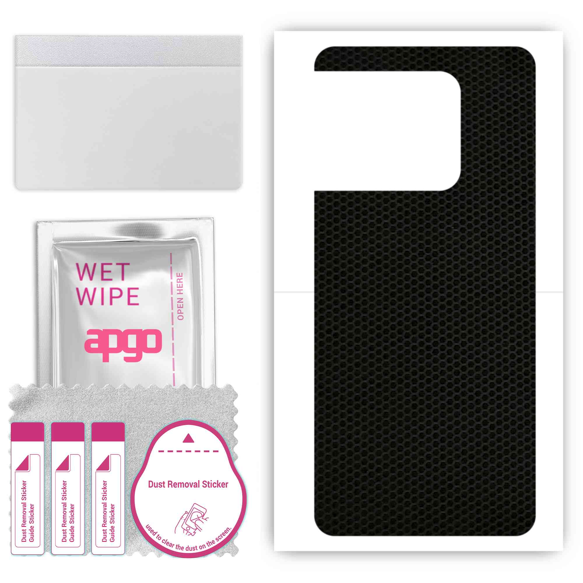 

apgo Protective Skin Sticker for the back compatible with OnePlus Ace Pro, Wrap Film, Foil, Vinyl - Pattern Matrix