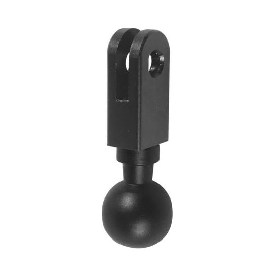 Camera Mount Clamp 360-degree Swivel 17mm Ball Head Magic Arm with Clamp Camera Adapter Clip with 1/4" Thread for GoPro Camera