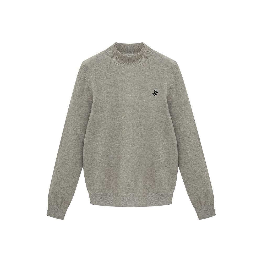 BHPOLOCLUB Women'S Soft Plain Mock Neck Knit Tk312