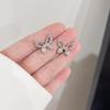 Super Fairy Zircon Butterfly Stud Earrings - Elegant, Versatile, High-End Design for Women