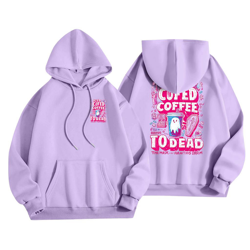 Children's Casual Fashion Halloween Print Long-Sleeved Hooded Sweatshirt