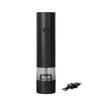 Electric Peppers Mill Set Electric Salt Mill Peppers Grinder USB Rechargeable Adjustable Mill for Kitchen Cooking