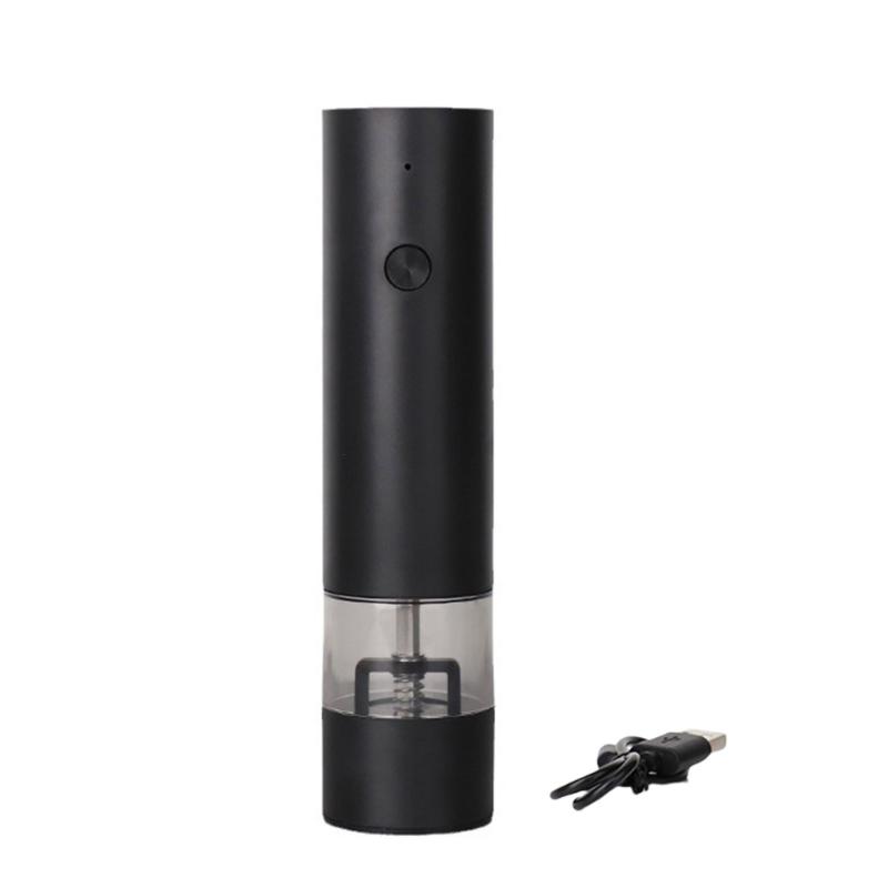Electric Salt Peppers Grinder Refillable Salt Peppers Mill Rechargeable Adjustable Grinding Electric Salt Peppers Mill 1