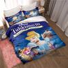 Cinderella-themed Duvet Cover and Pillowcase Bedding Set, Perfect for Boys' and Girls' Bedrooms, A Cartoon-themed Children's Gif
