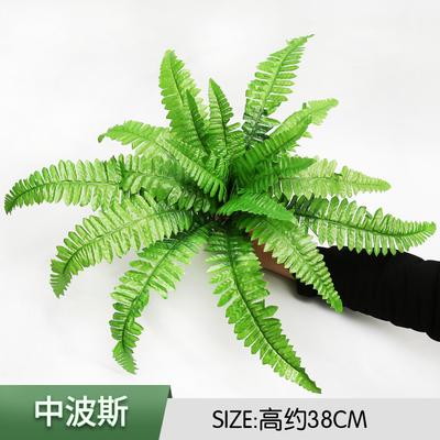 7 Forks Little Persian 1218 Head Persian Grass Big Leaves Shooting Props Simulation Plant Kidney Fern Green Plant Wall With Grass