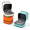 Black Edge PU Jewelry Box Round Corner Jewelry Display Box Luxury Bracelet Storage Boxes  Wedding