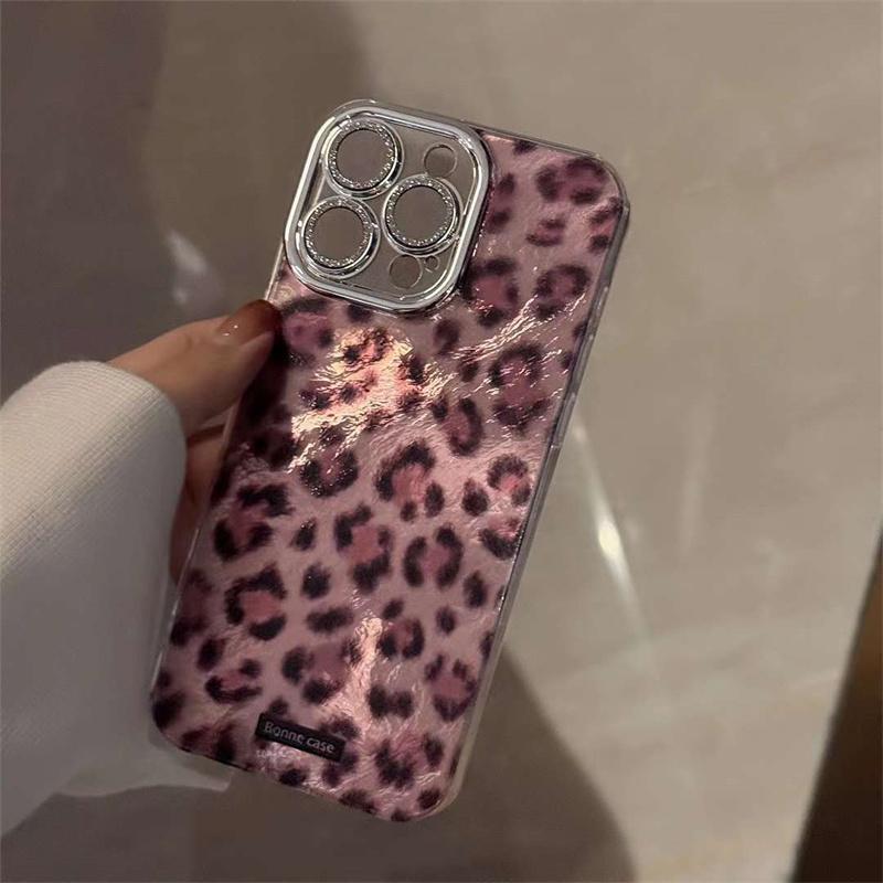

Роскошный чехол для телефона с леопардовым принтом Glacier для iPhone 11 12 13 14 15 16 Pro Max, задняя крышка iPhone 13