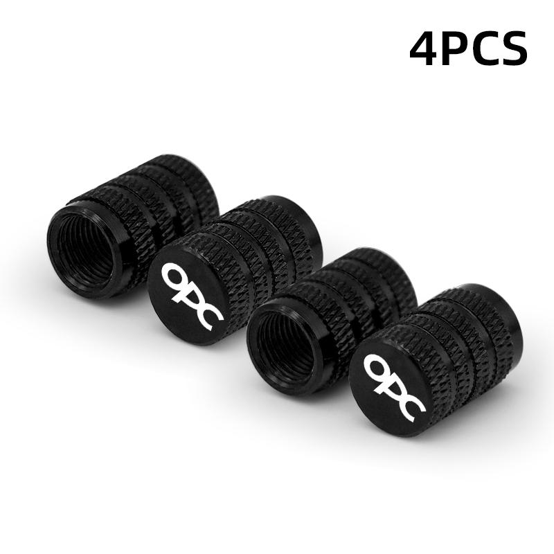 Car Styling OPC Line Wheel Tire Valve Caps Tyre Stem Covers Airdust Waterproof For Opel Antara Astra Insignia Corsa Mokka Vectra