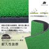 HIRAISM Golf Swing Practice Mat, Artificial Turf (SBR), Portable, Compact Size (30cm x 60cm)